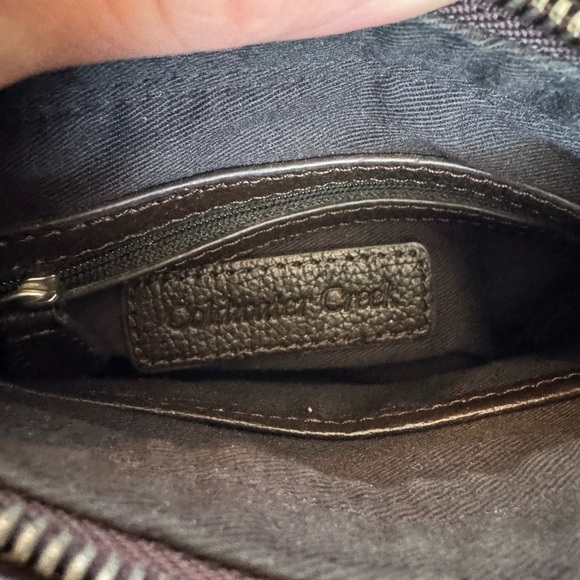 Cold water creek black leather crossbody purse - Picture 10 of 10